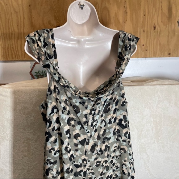 Cabi 5360 Tiered Top Camo Leopard Off The Shoulder Blouse Womens XL - Picture 10 of 10
